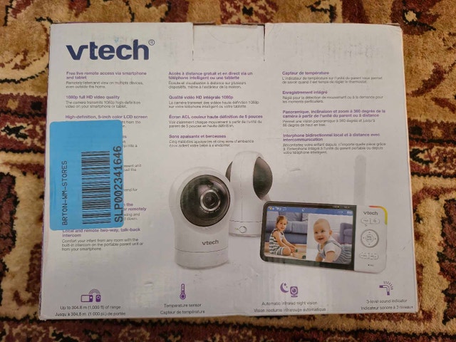 VTech Smart Baby Monitor - 2 Cameras (BRAND NEW / SEALED) - photo 2