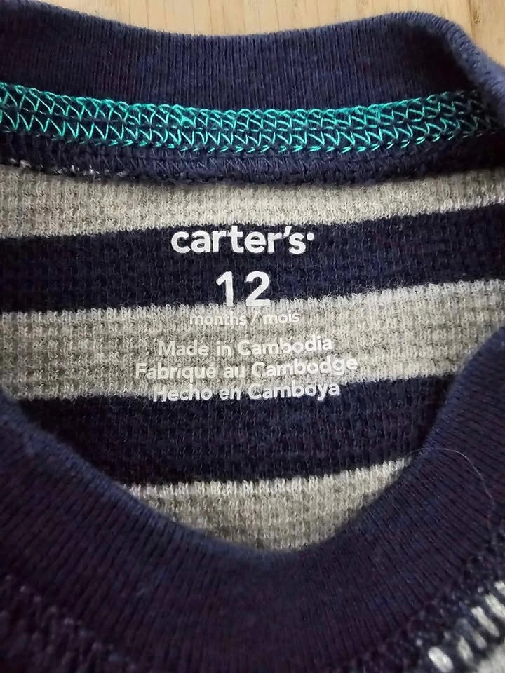 12 months Carter's waffle-knit sweater - photo 2