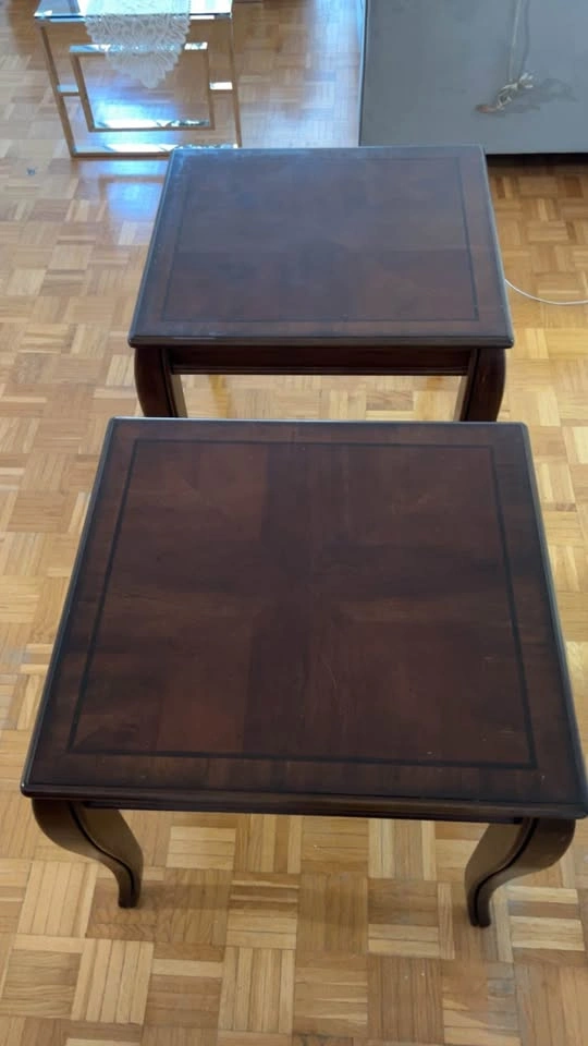 Side tables (2). Measurments: 26” by 23 3/4” - photo 3