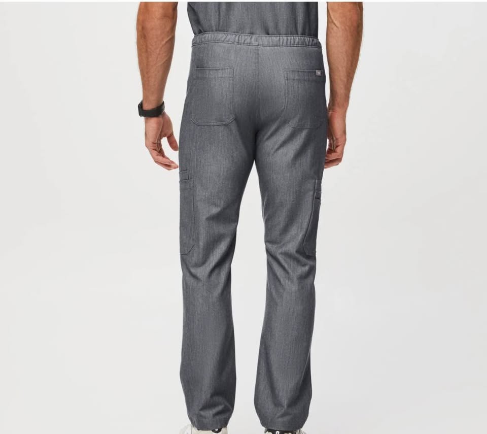 FIGS scrub Pants 9 pockets Medium men in good condition - photo 4