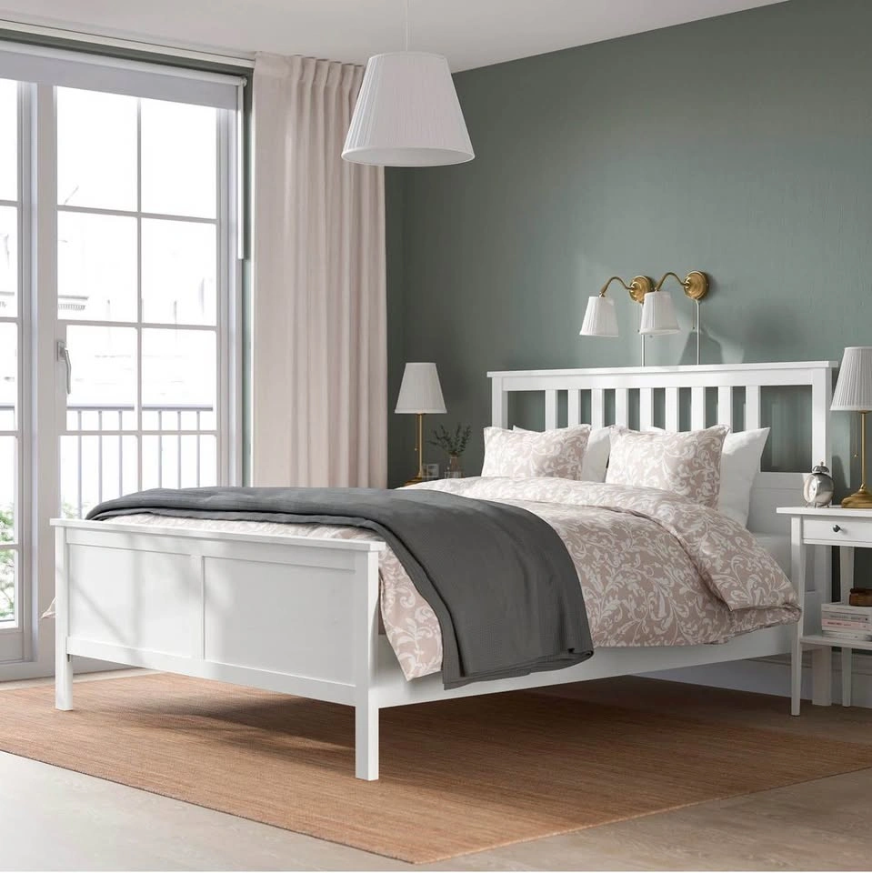 IKEA HEMNES Queen Bed Frame – White - photo 2