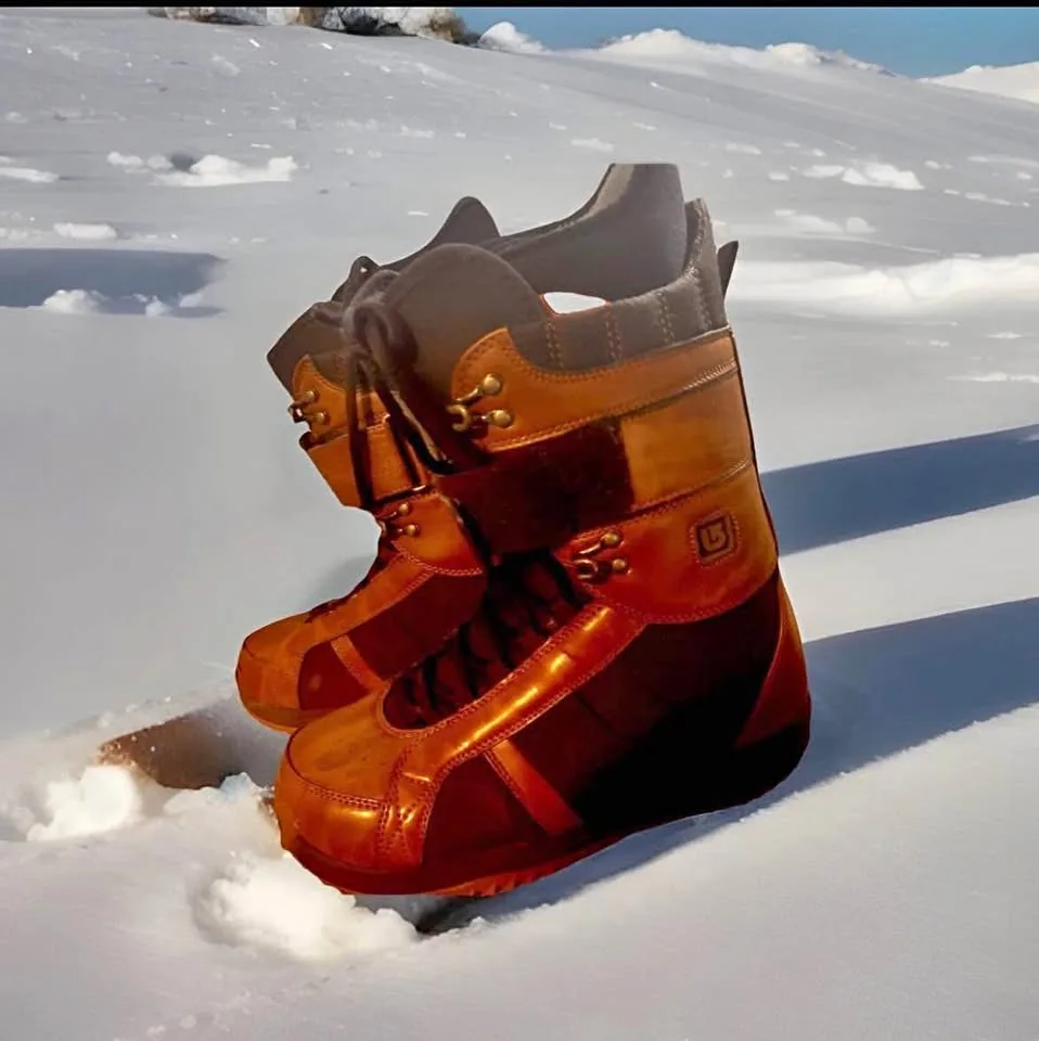Burton Men's Brown Snowboard Boots Freestyle size 7.5 thumbnail