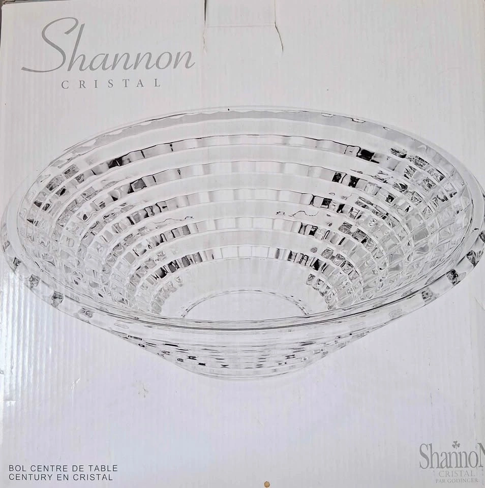 Shannon Cristal Century Crystal Centerpiece Bowl