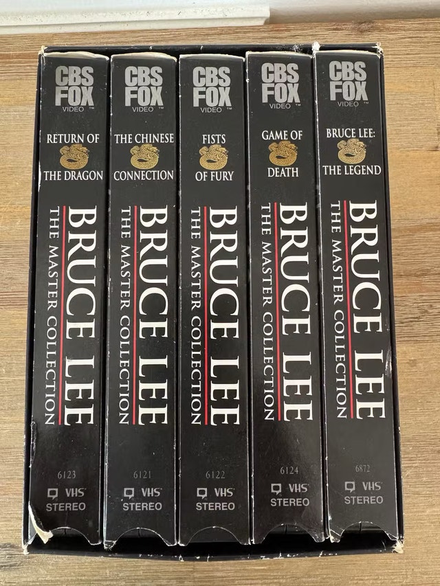 Bruce Lee The Master Collection VHS Box Set