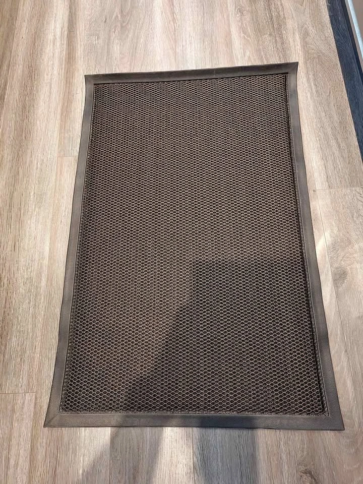 DEXI Door Mat Outside Entrance, 2x3 Dirt Trapper Doormat, Brown - photo 2