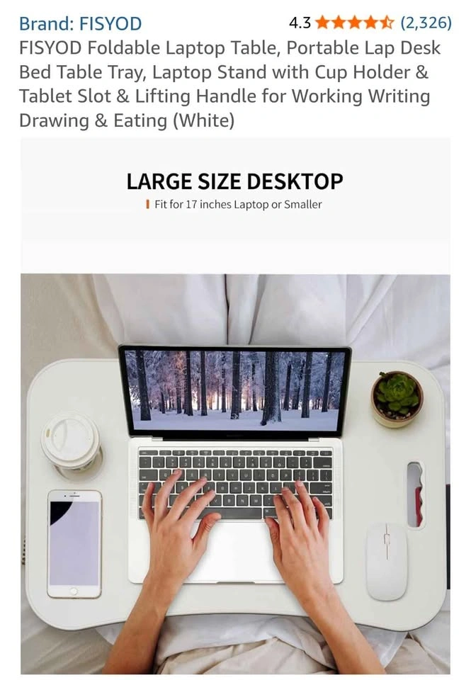 FISYOD Foldable Laptop Table - photo 3