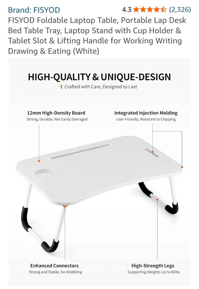 FISYOD Foldable Laptop Table - photo 4