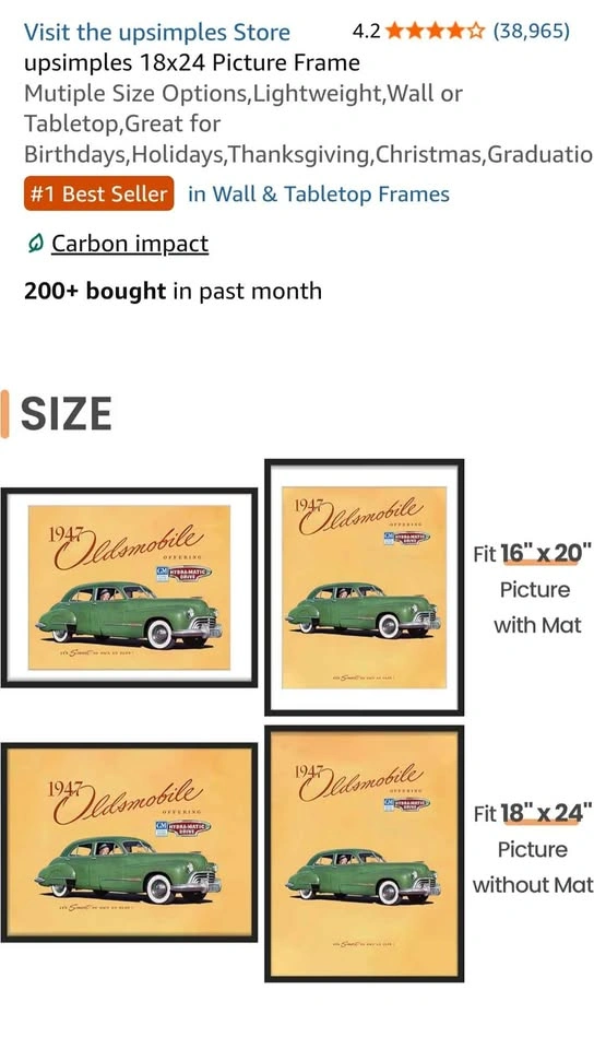 upsimples 18x24 Picture Frame - photo 3