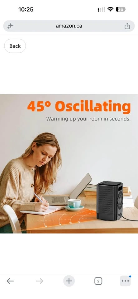 Oscillating Heater and Fan (Move out Sale) - photo 4