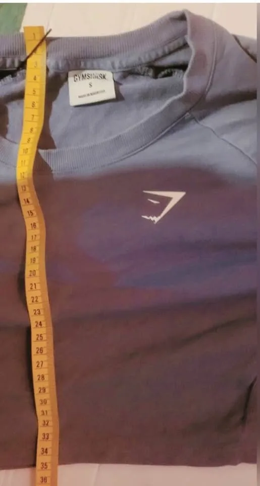 Gymshark cropped top Small purple sportswear image indicator(4)