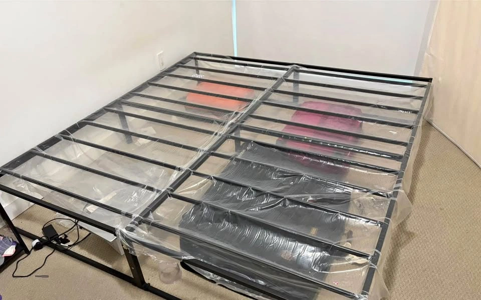 Metal King Bed Frame (Move out Sale)