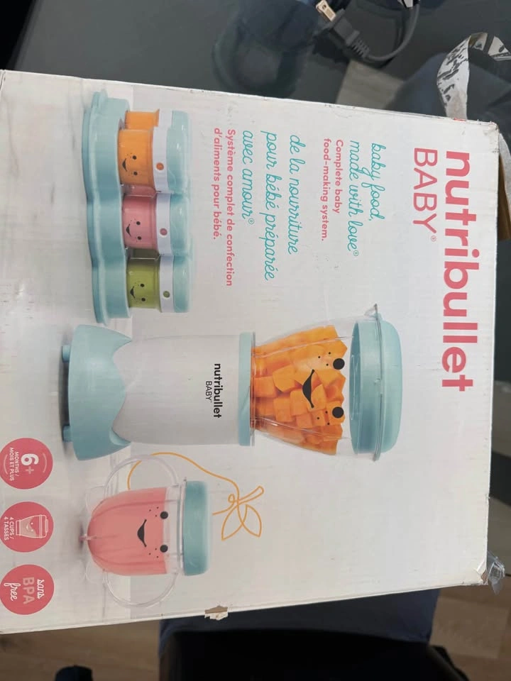 New - Nutri Bullet Baby Food Prep System - photo 2