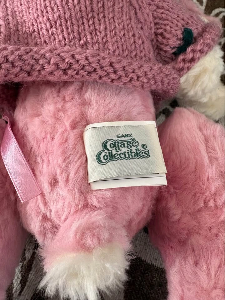 Ganz Cottage Collectibles Pink Plush Bunny - photo 2