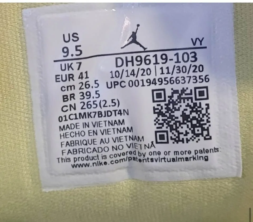 Nike Air Jordan Low Lime Green Sneakers DH9619-103 image indicator(4)