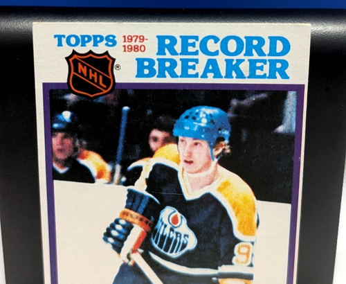 Wayne Gretzky 1980-81 Topps Record Breaker #3 Scratched Oilers - photo 4