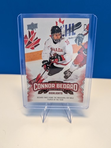 Connor Bedard 2023-24 Upper Deck Collection Highlights #4 Rookie
