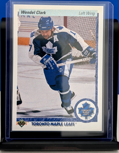 Wendel Clark 1990-91 Upper Deck #3 Toronto Maple Leafs Hockey Ca