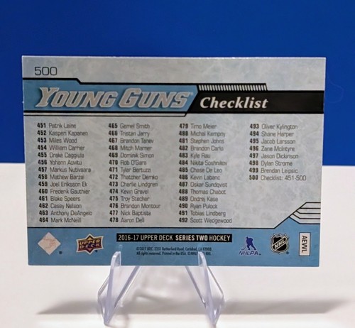 Mitch Marner Patrik Laine 2016-17 Upper Deck Young Guns Checklis - photo 2