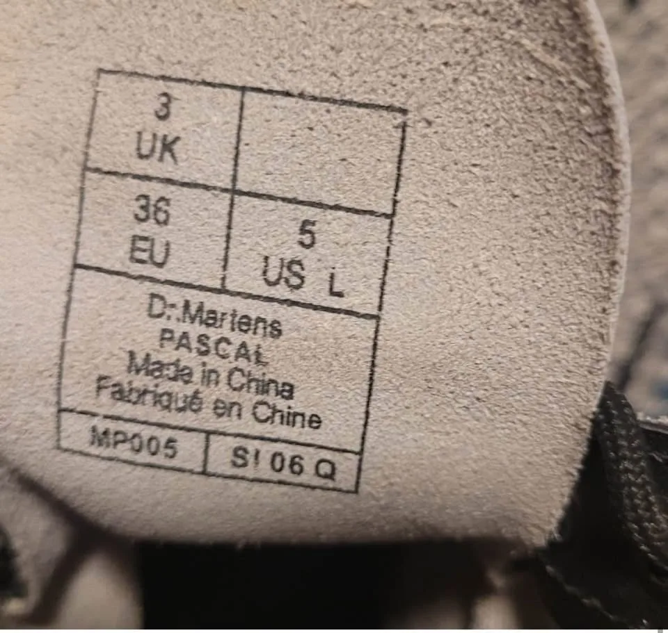 Dr. Martens Pascal Black White Wigan Party People Boots image indicator(4)