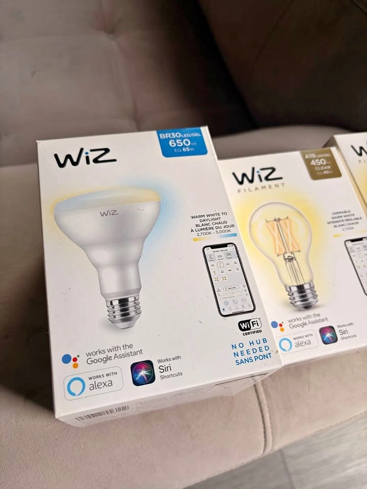 WiZ Smart Bulb Bundle (3) — Brand New, Sealed — $40 OBO