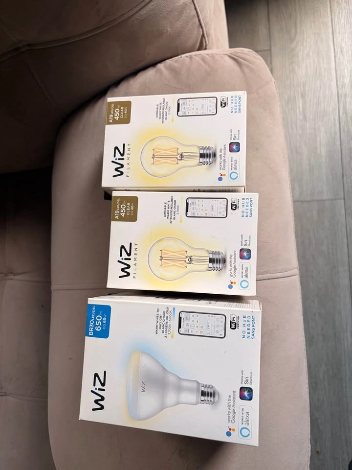 WiZ Smart Bulb Bundle (3) — Brand New, Sealed — $40 OBO - photo 3