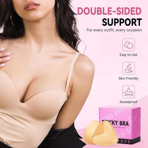 Ultra Push up Sticky Bra Pads Inserts - photo 2