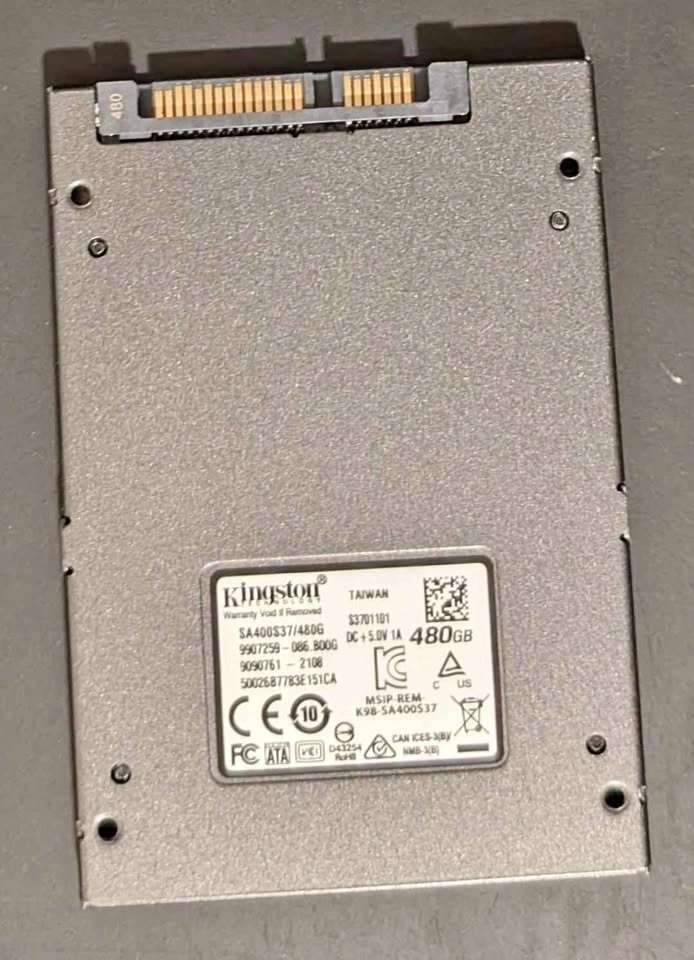 Kingston A400 480GB SATA 2.5" SSDs