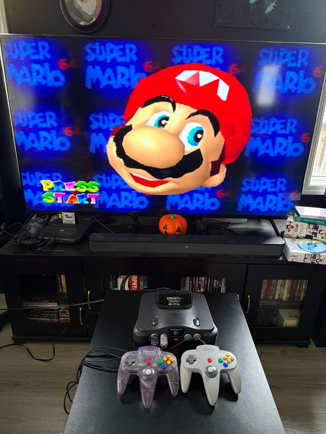 N64 console with 2 controllers Everdrive and accessories - photo 4