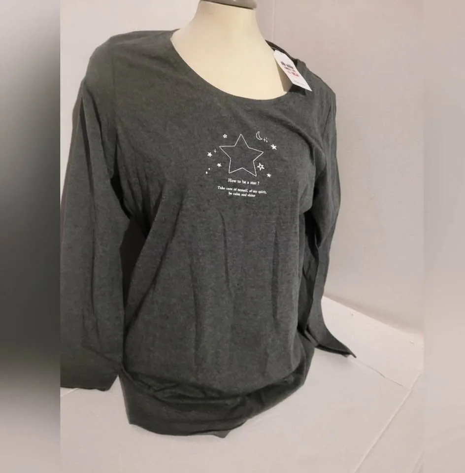 New Reitmans long Lounge Shirt XXL with tags image indicator(2)