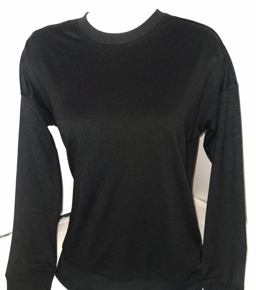 New BENCH Soft Warm Stretchy Dark Charcoal Long Sleeve top - photo 2