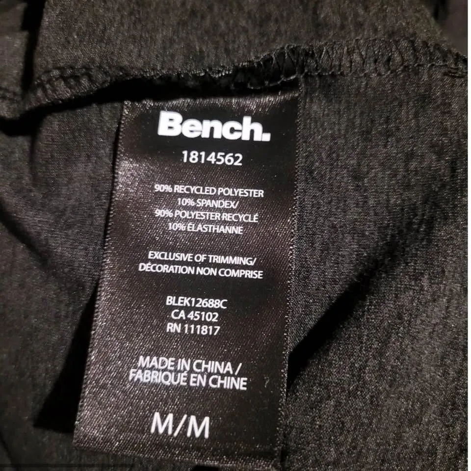 New BENCH Soft Warm Stretchy Dark Charcoal Long Sleeve top image indicator(4)
