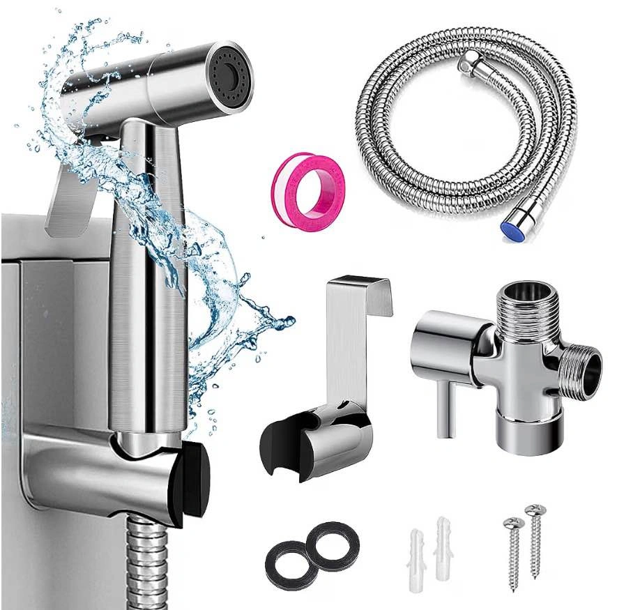 Bidet Stainless Steel Handheld Bidet Sprayer for Toilet - photo 2