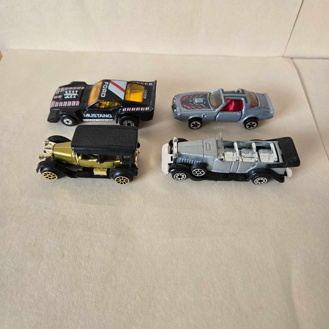 4 Vintage Toy Cars