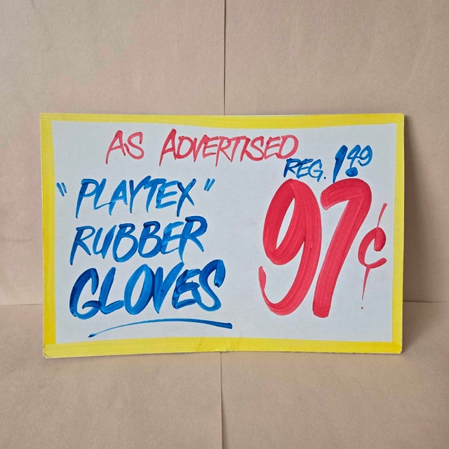 Honest Ed's Hand-Painted Sign