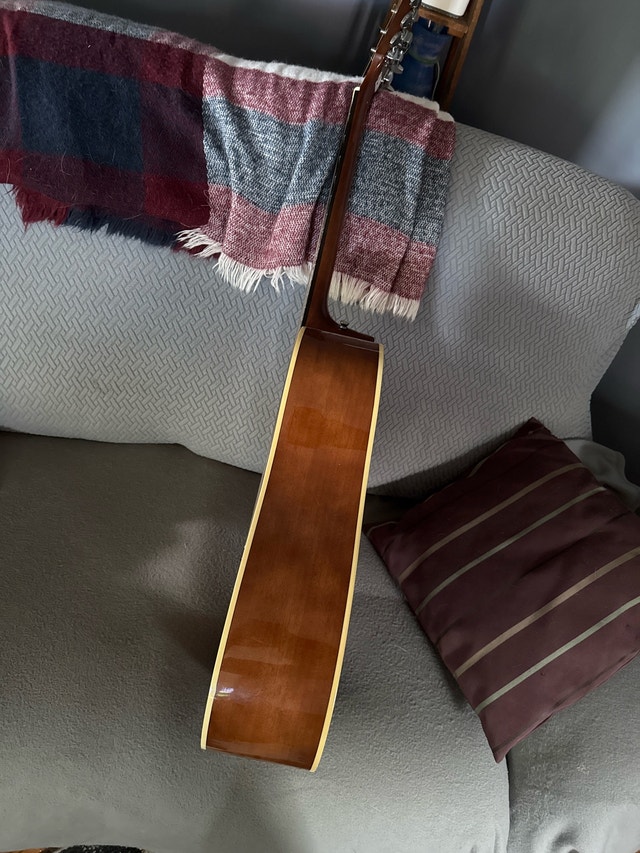 Epiphone AJ-100/VS Vintage Sunburst Guitar - photo 5