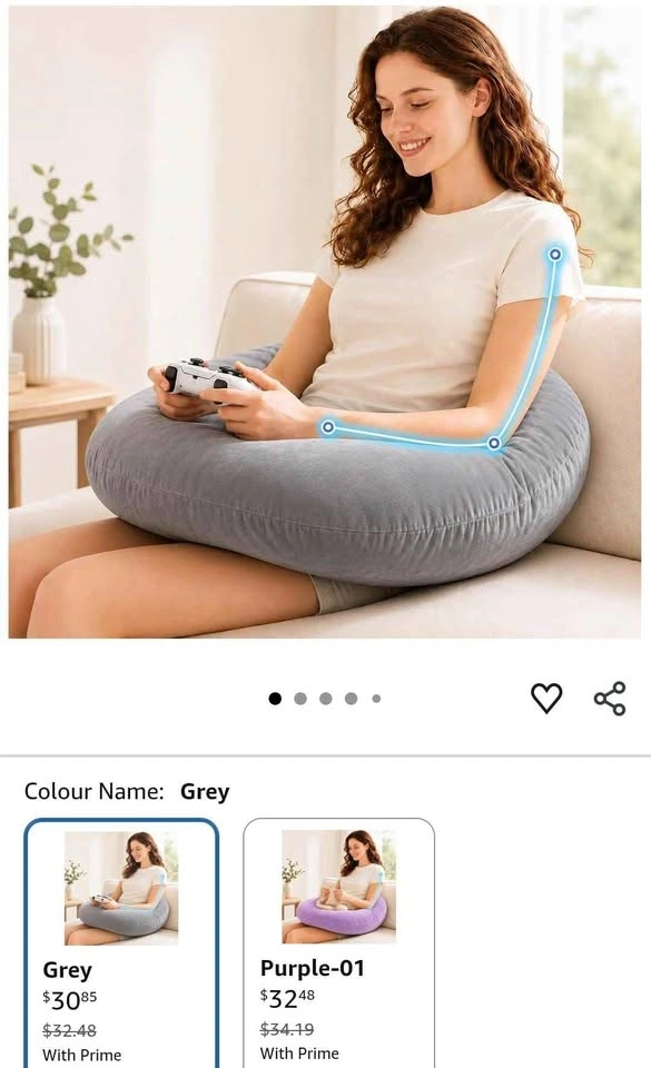Vamorry Gaming & Reading Arm Support Pillow - photo 2