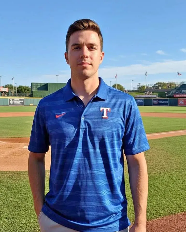Nike Men's Texas Rangers Dry Fit Shirt size Med thumbnail