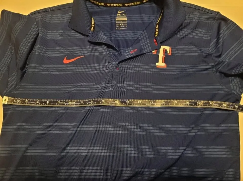 Nike Men's Texas Rangers Dry Fit Shirt size Med image indicator(5)