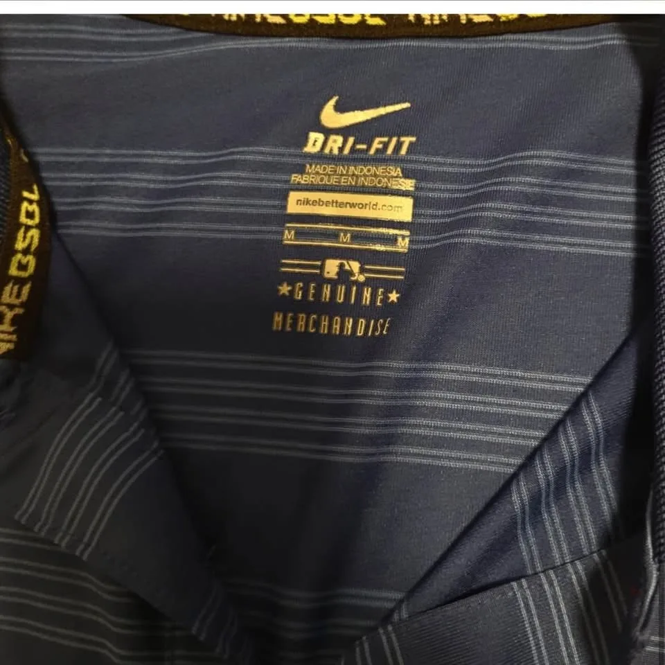 Nike Men's Texas Rangers Dry Fit Shirt size Med image indicator(6)