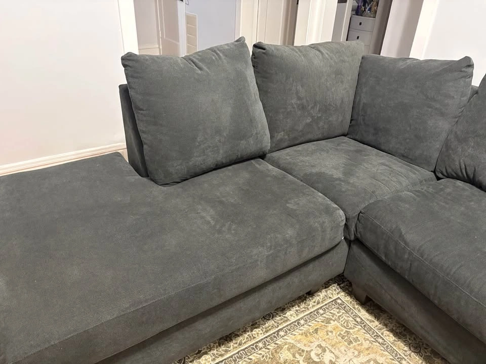 Left Arm Facing Large Grey Sectional - photo 3