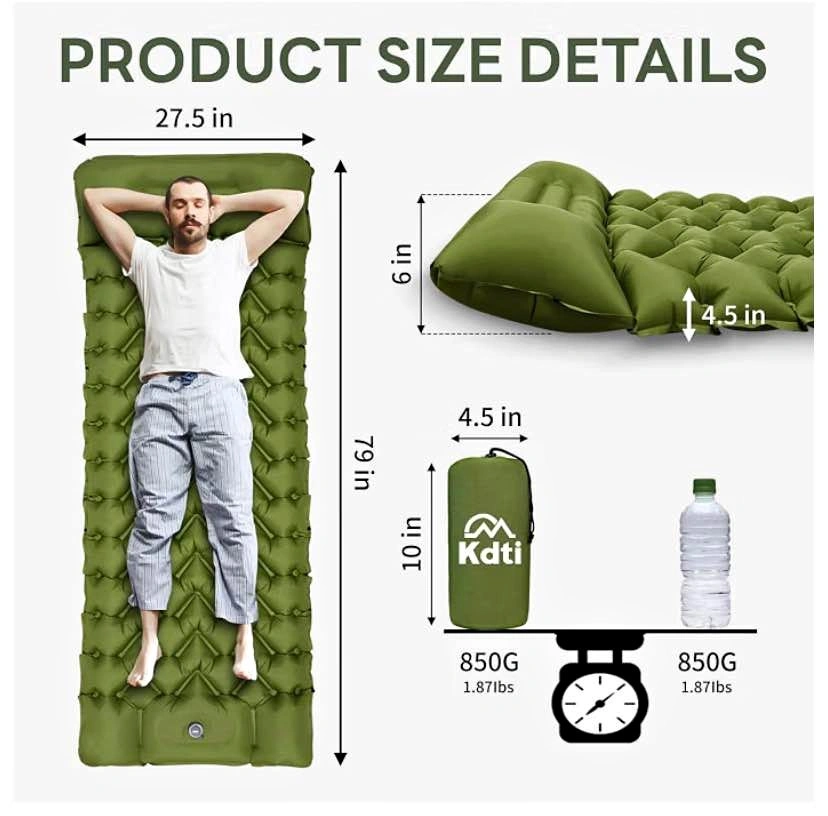 Kdti Inflatable Sleeping Pad