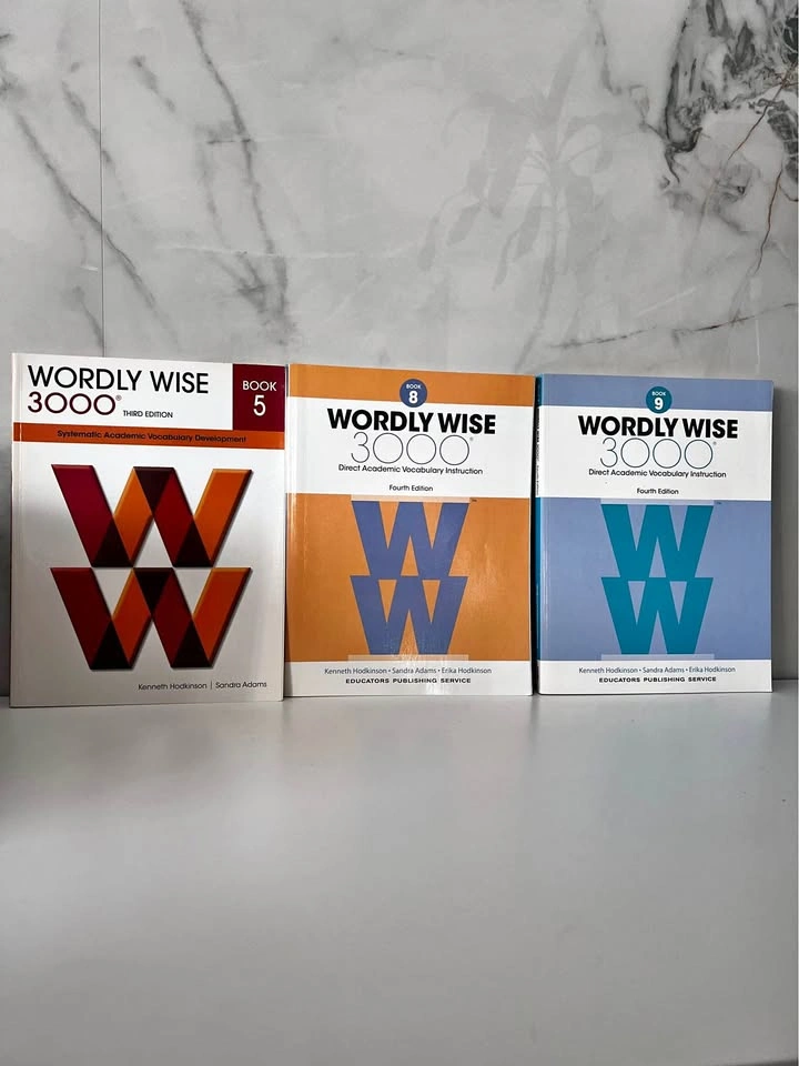 Wordly Wise 3000 Books 5, 8, and 9