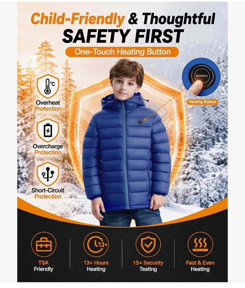 New! Kids Heated Jacket youth medium $75 Firm - photo 2