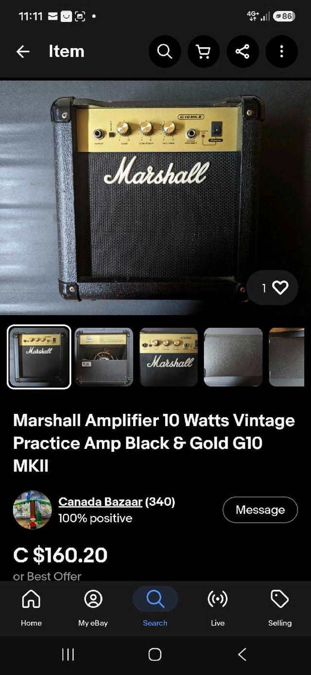 Marshall G10 MK.II amp - photo 5