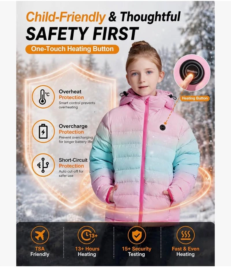 New! Kids Heated Jacket youth medium $75 Firm - photo 4