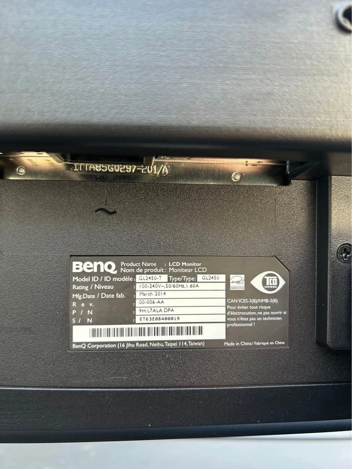 BenQ GL2450 24” LED Monitor - photo 5