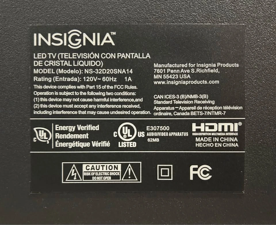 Insignia 32" LED TV - photo 4