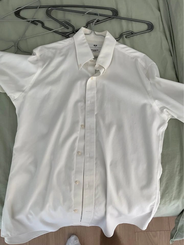 3 Uniqlo Super Non-Iron Slim Fit Shirts Size M - photo 2