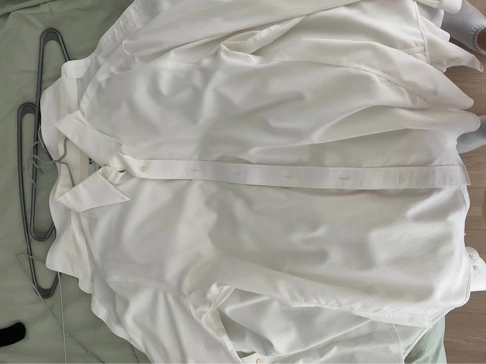 3 Uniqlo Super Non-Iron Slim Fit Shirts Size M - photo 5