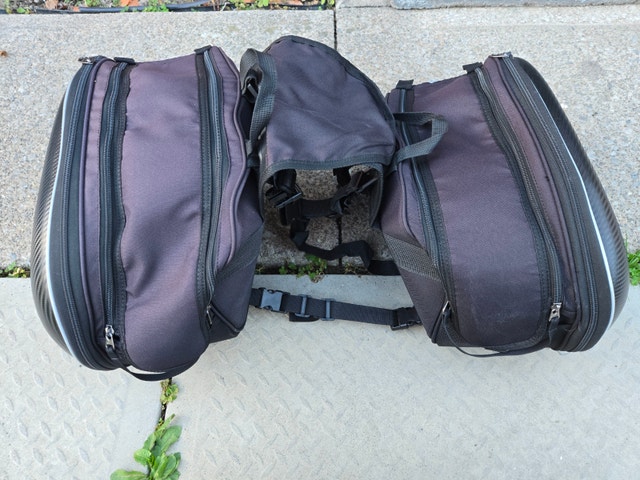 Expandable Motorcycle Saddlebags – 58L Large Capacity - photo 5